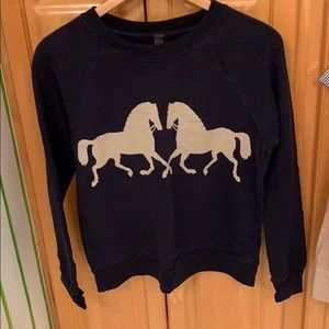 Navy blue J crew sweater